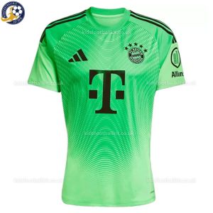 Bayern Munich Green Goalkeeper Men Football Shirt 25/26 - Front View