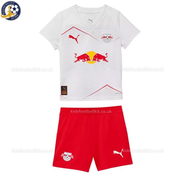 RB Leipzig Home Kids Football Kit 2025/26 - Front View