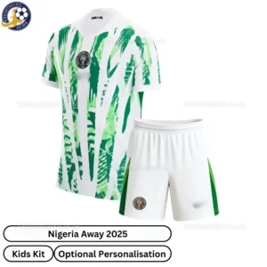 Nigeria Away Kids Football Kit 2025 (No Socks)