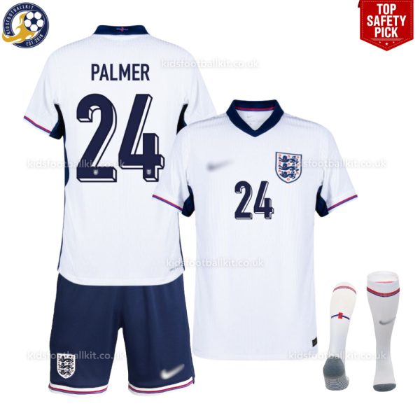 England Home Junior Kit 2024 PALMER 24 Top Safety Pick