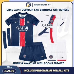 Paris Saint Germain FC Birthday Football Kits Gift Pack - Overview