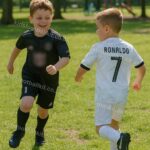 Messi & Ronaldo Kids Football Kit Combo - AI GEN