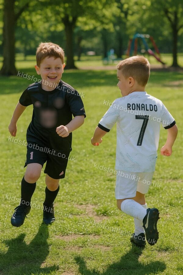 Messi & Ronaldo Kids Football Kit Combo - AI GEN