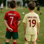 Ronaldo & Lamine Yamal Kids Football Kit Combo - AI GEN VER 6