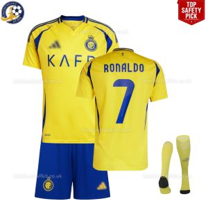 Al Nassr RONALDO 7 Home Adult Kit 2024/25 Top Safety Pick