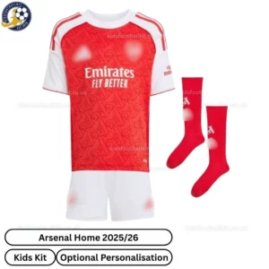ar-snl Home Kids Football Kit 2025/26 (With Socks) - blur