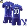 Argentina Away Kids Kit MESSI 10