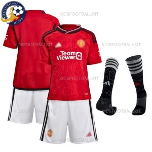 Manchester Utd Home Kids Football Kit