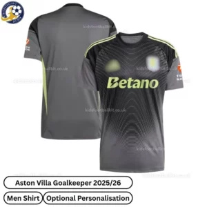 Aston Villa Goalkeeper Men Football Shirt 2025_26 - OverView blur