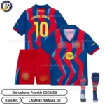 Barcelona-Fourth-Kids-Football-Kit-2025-26-LAMINE-YAMAL-10-over-view-with-socks-r