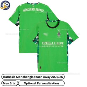 Borussia Mönchengladbach Away Men Football Shirt 2025_26-over view-b