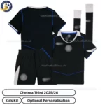 Chelsea Third Men & Kids Football Kit 2025/26 (With socks) -blur