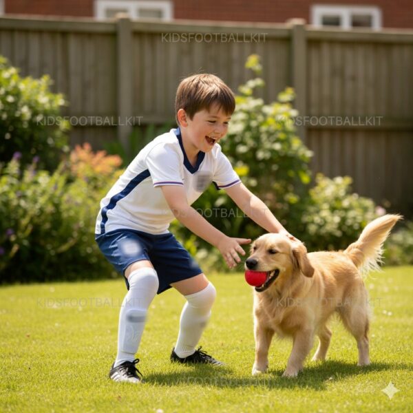 England Home Kids Football Kit 2024/25 - AI GEN