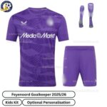 Feyenoord Goalkeeper Kids Football Kit 2025_26 (With Socks) – Purple-frontview-b
