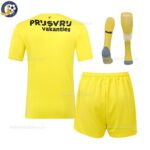 Feyenoord Goalkeeper Kids Football Kit 2025_26 (With Socks) – Yellow-backview-b