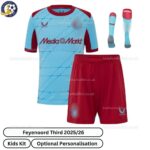Feyenoord Third Kids Football Kit 2025_26 (With Socks)-frontview-b