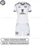 Fulham United Home Kids Football Kit 2025/26 - Front Viwe blur