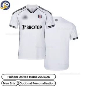 Fulham Utd Home Men Football Shirt 2025/26 - Overview - blur