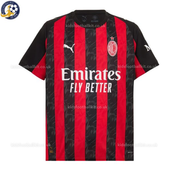 AC Milan 25/26 RAFA LEÃO 10 Home Men Football Shirt - Front View