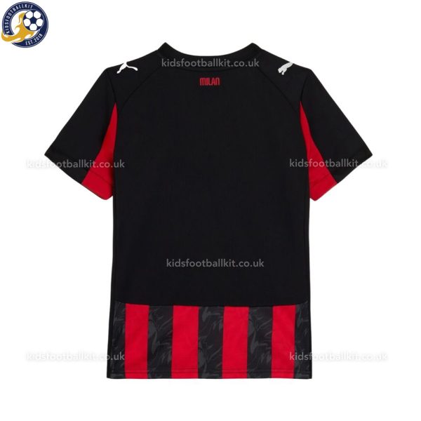 AC Milan Home Men Football Shirt 2025/26 - Back View