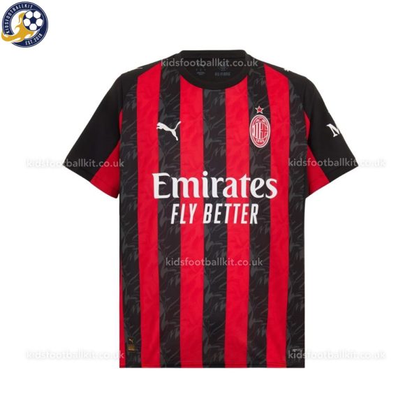 AC Milan Home Men Football Shirt 2025/26 - Front View