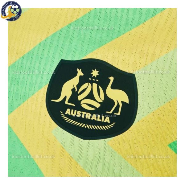 Australia Home Kids Football Kit 2025/26 - Details (1)