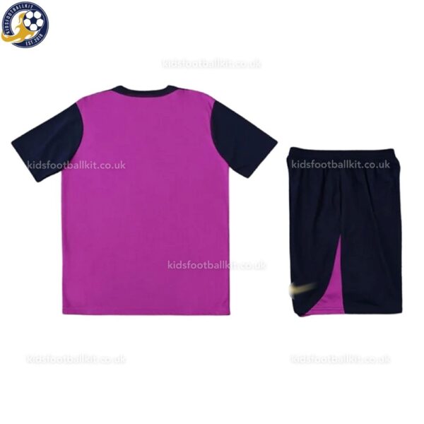 Barcelona Purple Training Kids Football Kit 2025/26 - Details (2)
