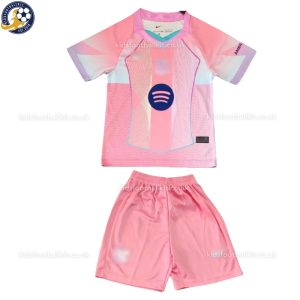 Barcelona 25/26 Special Edition Kids Football Kit - Front View