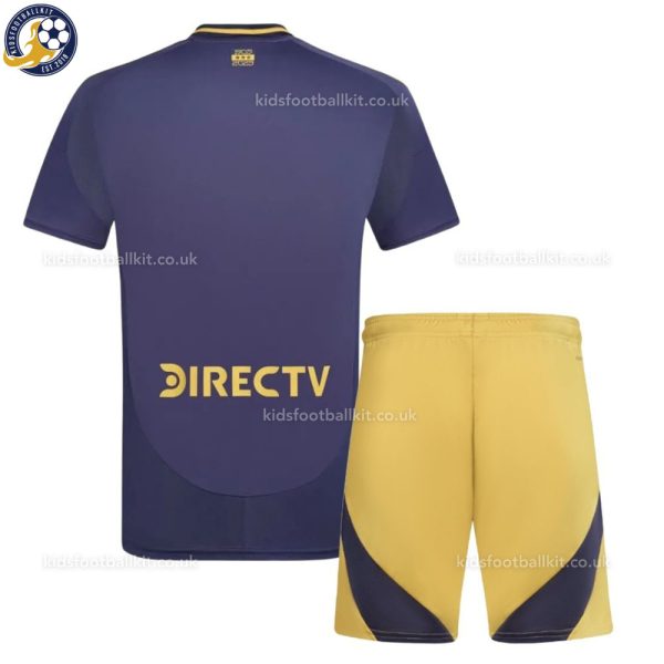 Atlético Boca Juniors Away Kids Football Kit 2025/26 - Back View