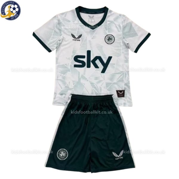 Ireland Away Kids Football Kit 2025 - Front View