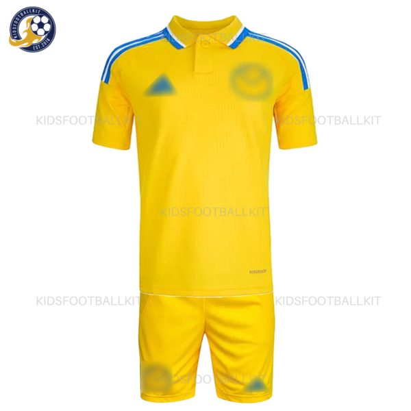 Leeds Utd Away Kids Football Kit 24/25