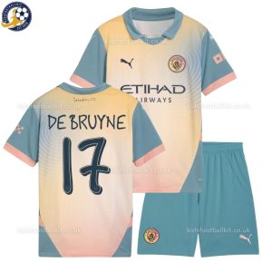 Man City DE BRUYNE 17 ‘Definitely City’ Kids Football Kit 24/25 - Over View