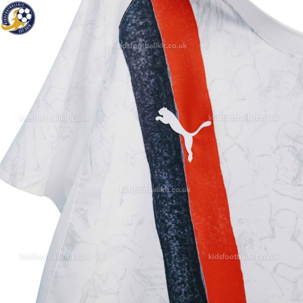Manchester City 25/26 White KidSuper Kids Football Kit - Details (1)