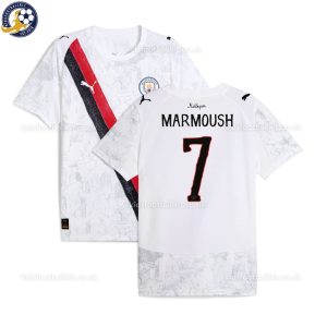 Manchester City MARMOUSH 7 White KidSuper Men Football Shirt 25/26 - Over View