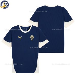 Portugal Blue Training Men Football Shirt 2025/26 - Over View