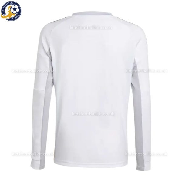Real Madrid Home Men Football Shirt 2025/26 Long Sleeve - Back View