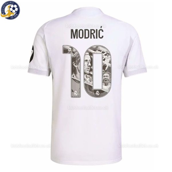 Real Madrid MODRIĆ 10 Home Special Editon Men Football Shirt 2025/26 - Back View