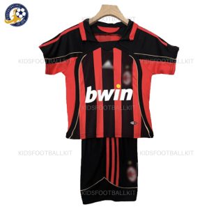 AC Milan Home Kids Football Kit 06/07