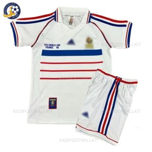 France Away Kids Football Kit 1998