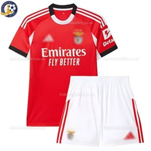 SL Benfica Home Kids Football Kit 2025/26 - Front view
