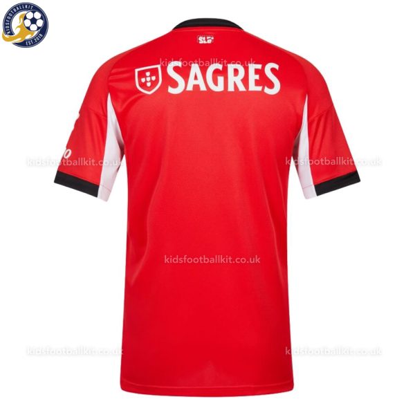 SL Benfica Home Men Football Shirt 2025/26 - Back view