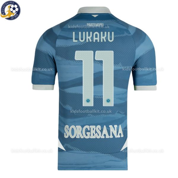 SSC Napoli LUKAKU 11 Limited Edition Men Football Shirt 2024/25 - Back View