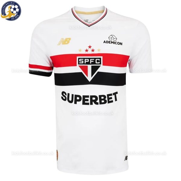 São Paulo Home Men Football Shirt 2025/26 - Front View