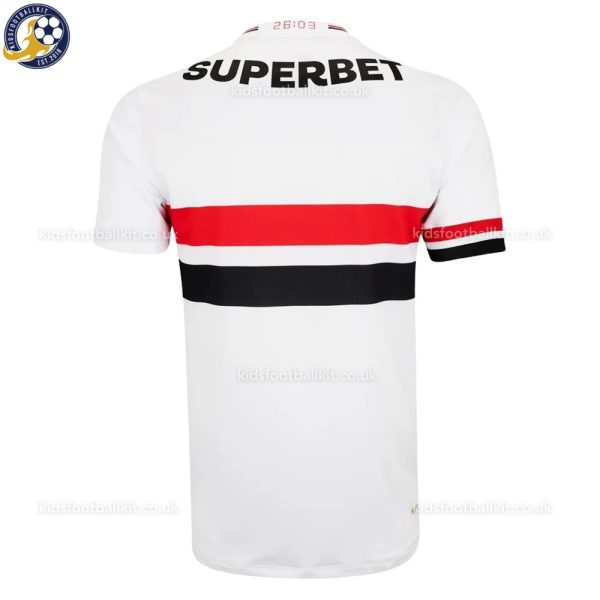 São Paulo Home Men Football Shirt 2025/26 - Back View