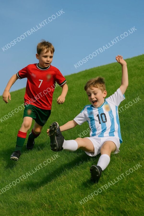 Ronaldo & Messi Kids Football Kit Combo - AI GEN VER 2
