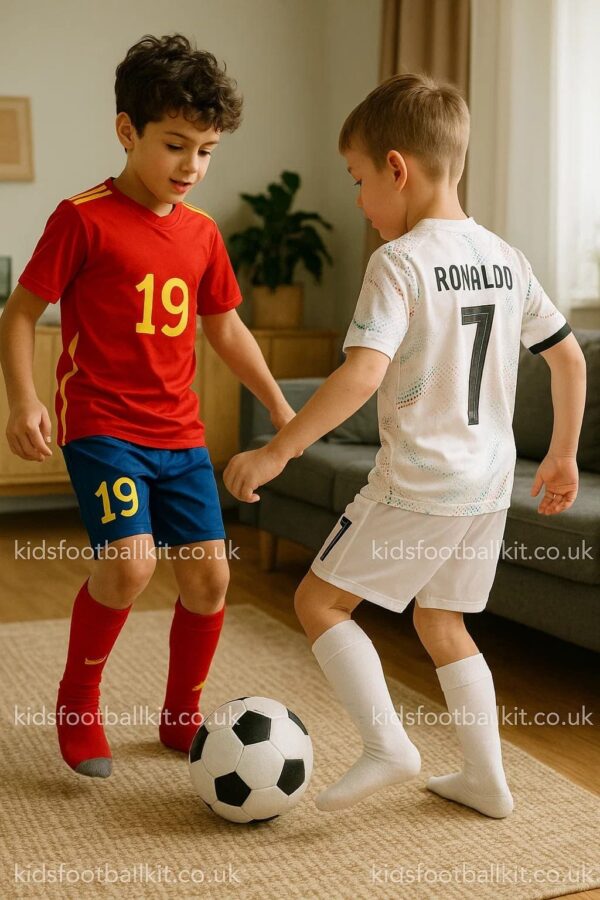Ronaldo & Lamine Yamal Kids Football Kit Combo - AI GEN