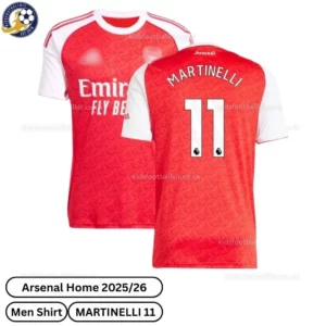 ar-snl Home Men Football Shirt 2025/26 – MARTINELLI 11 - blur