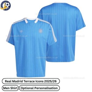25_26 Real Madrid Blue Terrace Icons men football shirt 25_26-front view