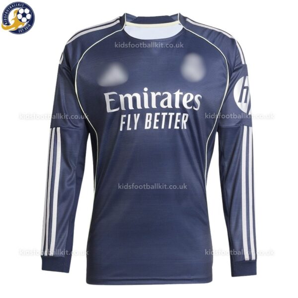 25_26 Real Madrid away long sleeve - front view