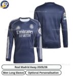 25_26 Real Madrid away long sleeve - over view